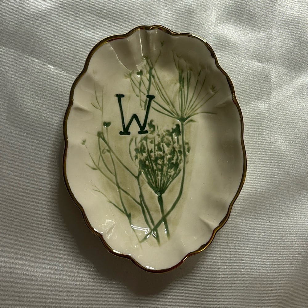 Anthropologie M or W Trinket Tray - NIB